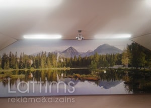 Reklamnoe agenstvo Lattims shirokoformatnaja pechatj foto oboi