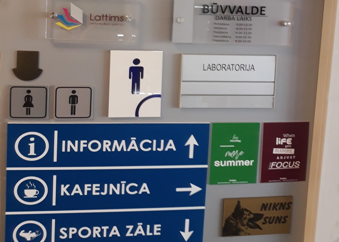 Reklamnoe agenstvo Lattims tablichki