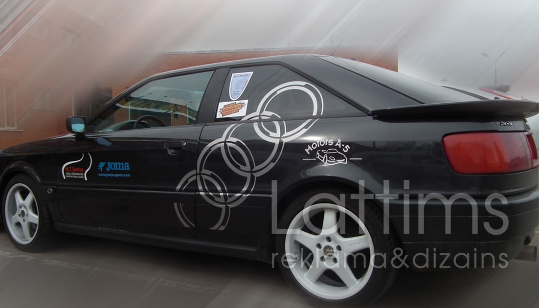 Reklamnoe agenstvo Lattims reklama na avto