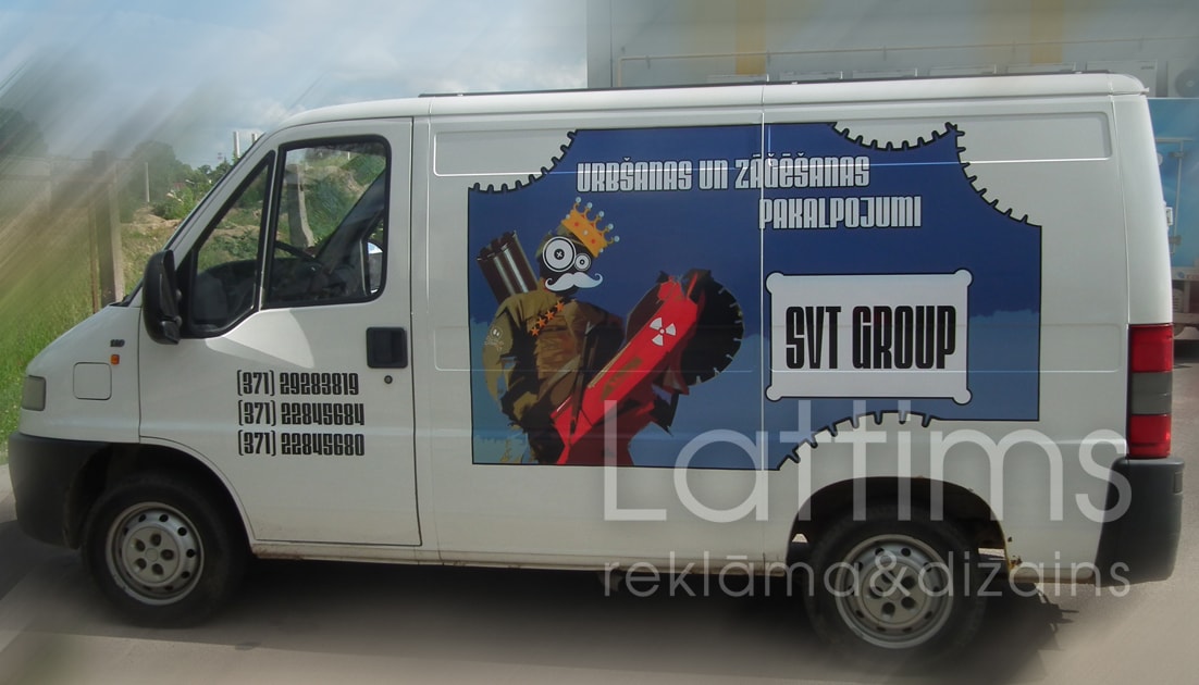 Reklamnoe agenstvo Lattims reklama na avto