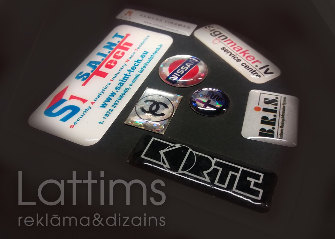 Reklamnoe agenstvo Lattims nakleiki