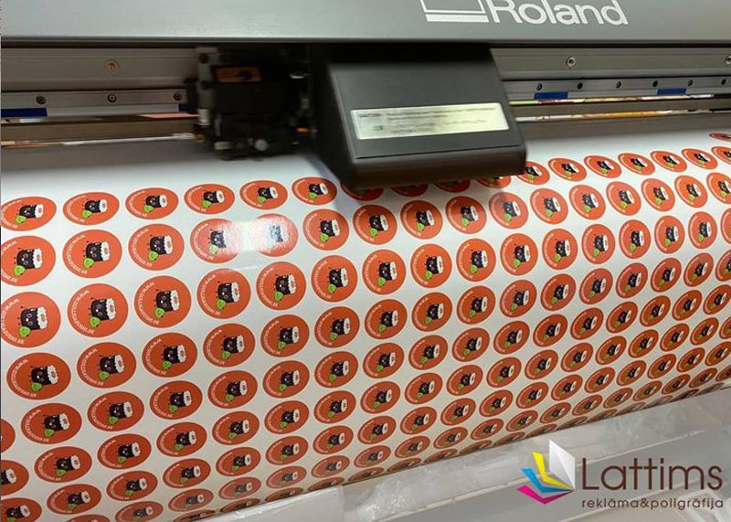 Reklamnoe agenstvo Lattims nakleiki