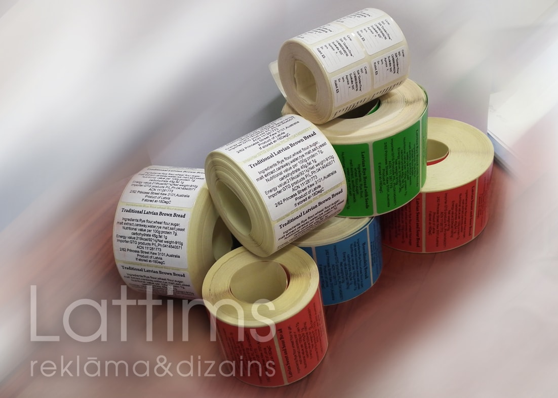 Reklamnoe agenstvo Lattims nakleiki